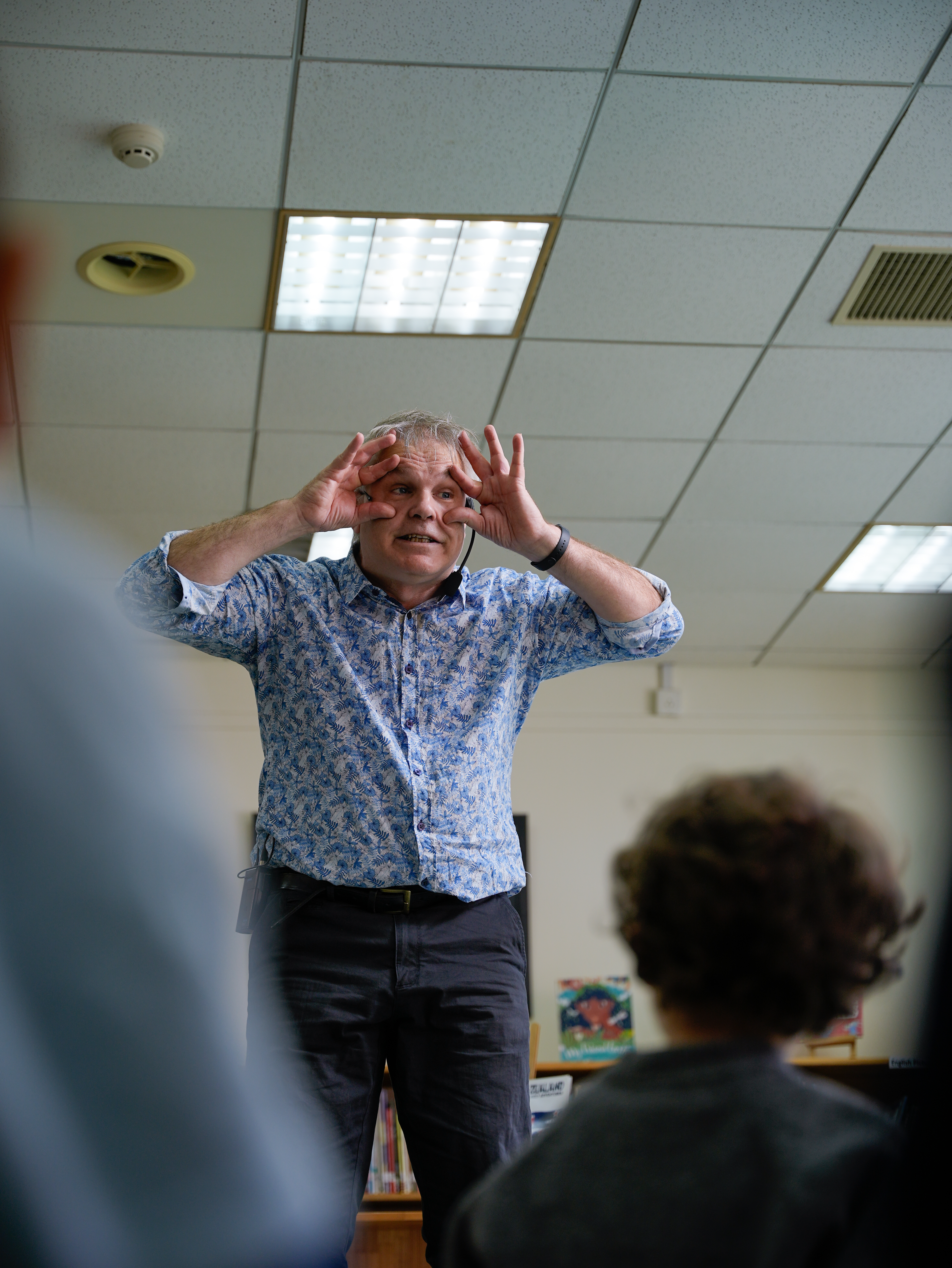 Andy Wright International Storyteller performing Folk, Fairy Tales Narratives Global World Storytelling